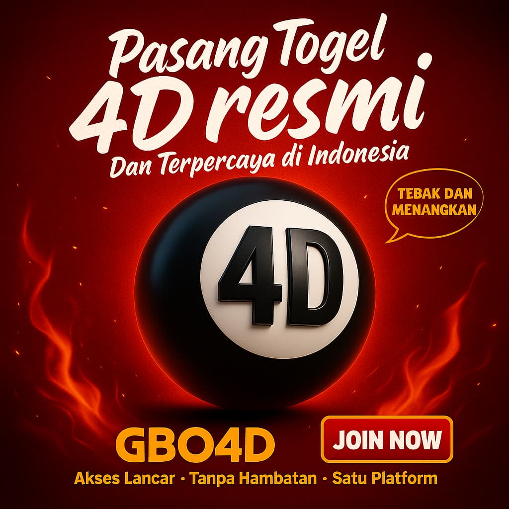 GBO4D 🎱 Pasang Angka Online JP Terbesar di Link Gbo4d